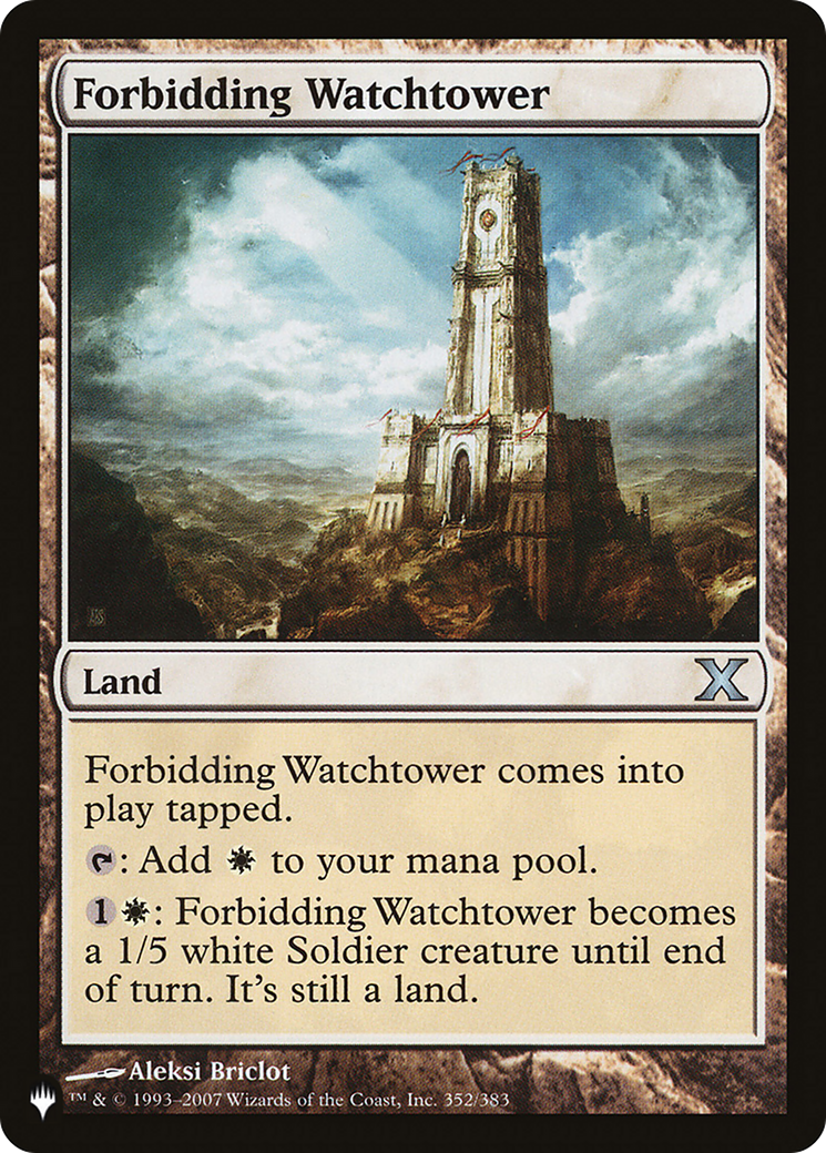 Forbidding Watchtower [The List] | Webway Games
