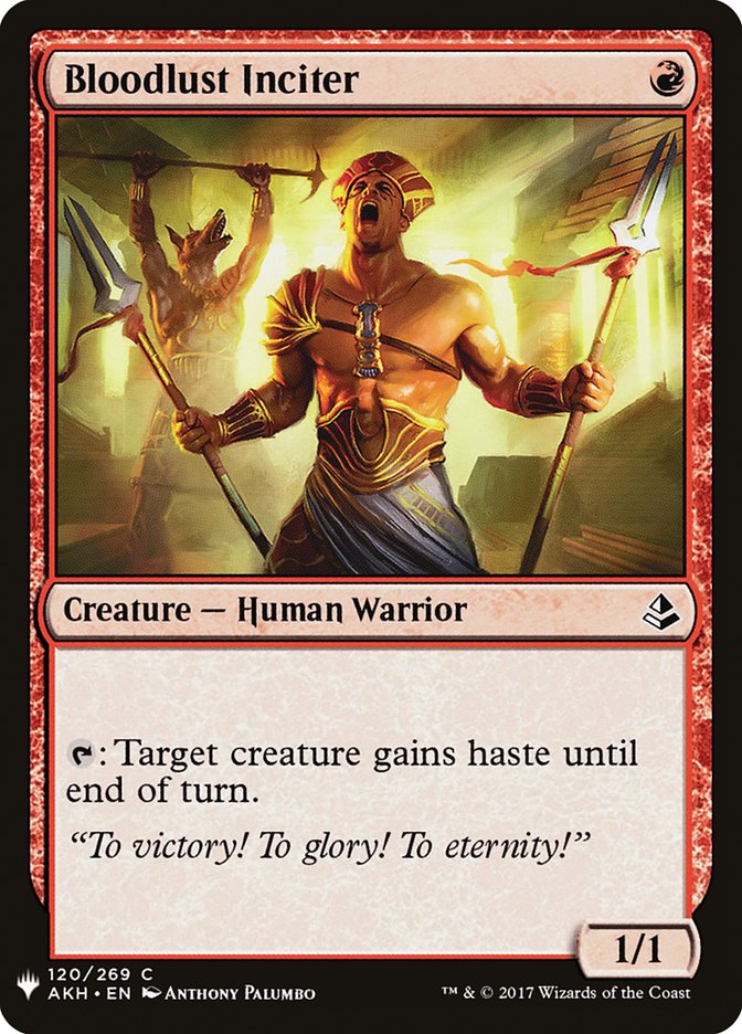 Bloodlust Inciter [Mystery Booster] | Webway Games