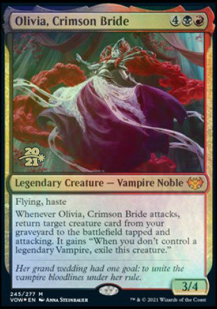 Olivia, Crimson Bride [Innistrad: Crimson Vow Prerelease Promos] | Webway Games