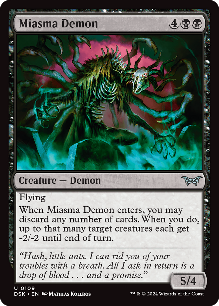 Miasma Demon [Duskmourn: House of Horror] | Webway Games