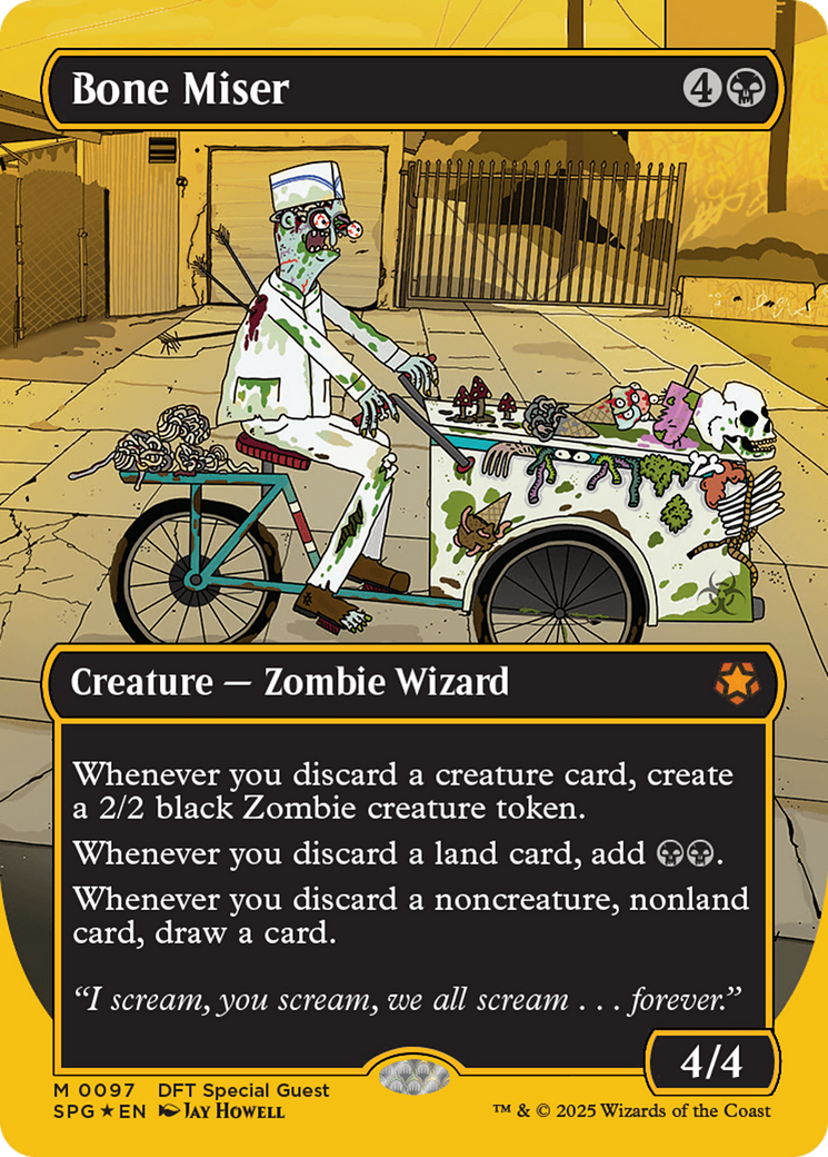 Bone Miser (Borderless) (First-Place Foil) [Aetherdrift Special Guests] | Webway Games