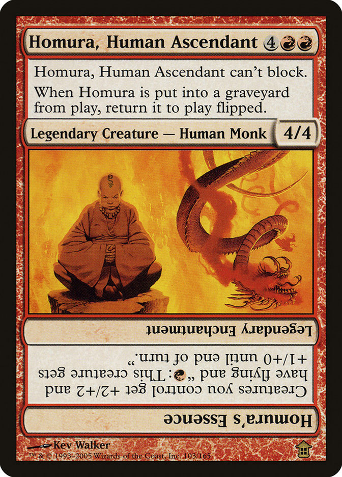 Homura, Human Ascendant // Homura's Essence [Saviors of Kamigawa] | Webway Games