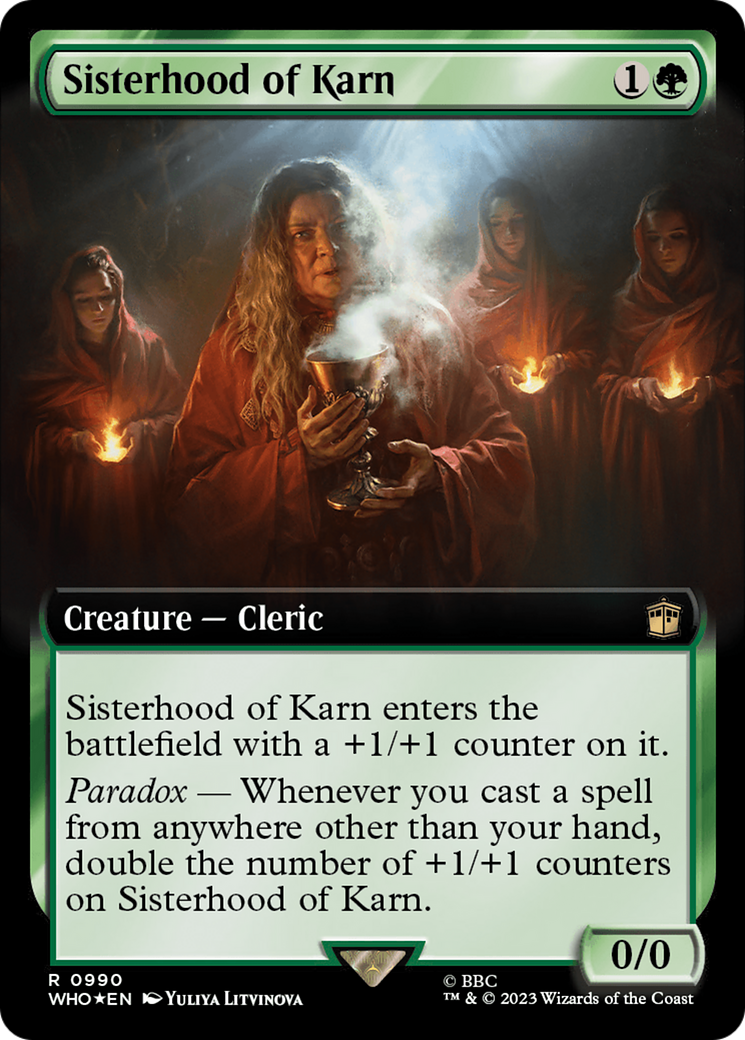 Sisterhood of Karn (Extended Art) (Surge Foil) [Doctor Who] | Webway Games