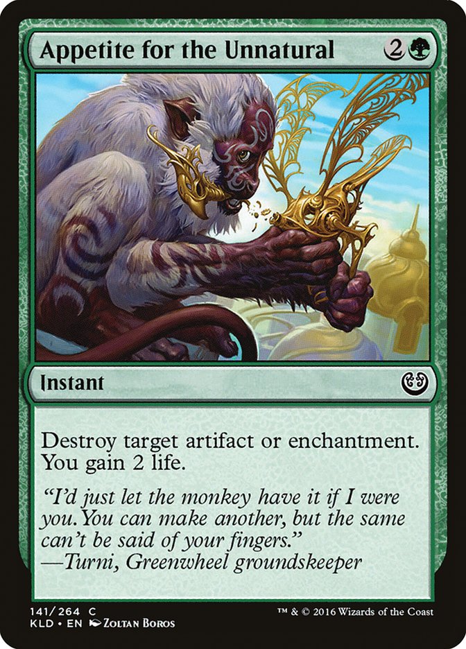 Appetite for the Unnatural [Kaladesh] | Webway Games