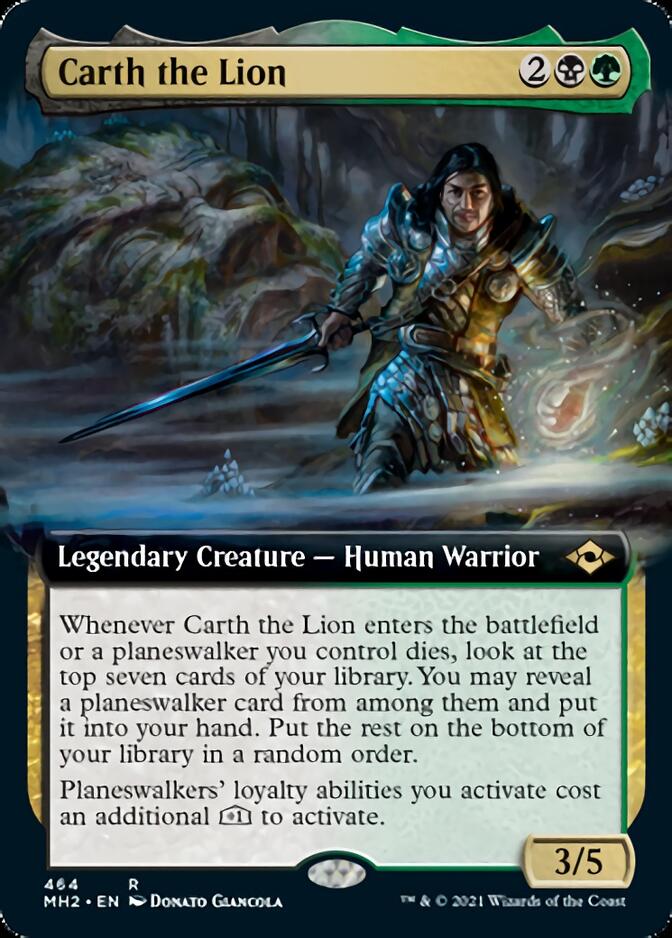 Carth the Lion (Extended Art) [Modern Horizons 2] | Webway Games