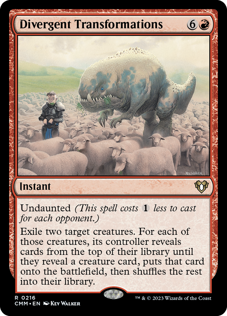 Divergent Transformations [Commander Masters] | Webway Games