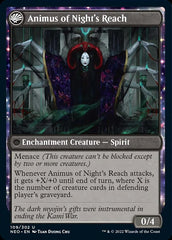 The Long Reach of Night // Animus of Night's Reach [Kamigawa: Neon Dynasty] | Webway Games
