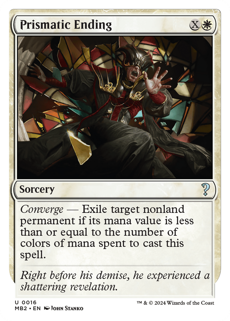 Prismatic Ending (White Border) [Mystery Booster 2] | Webway Games