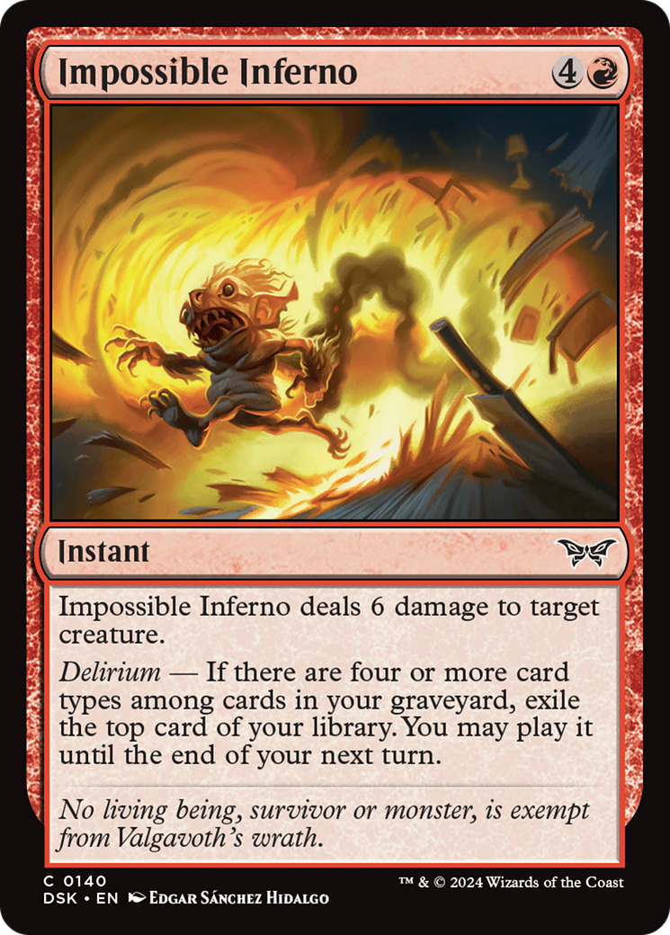 Impossible Inferno [Duskmourn: House of Horror] | Webway Games