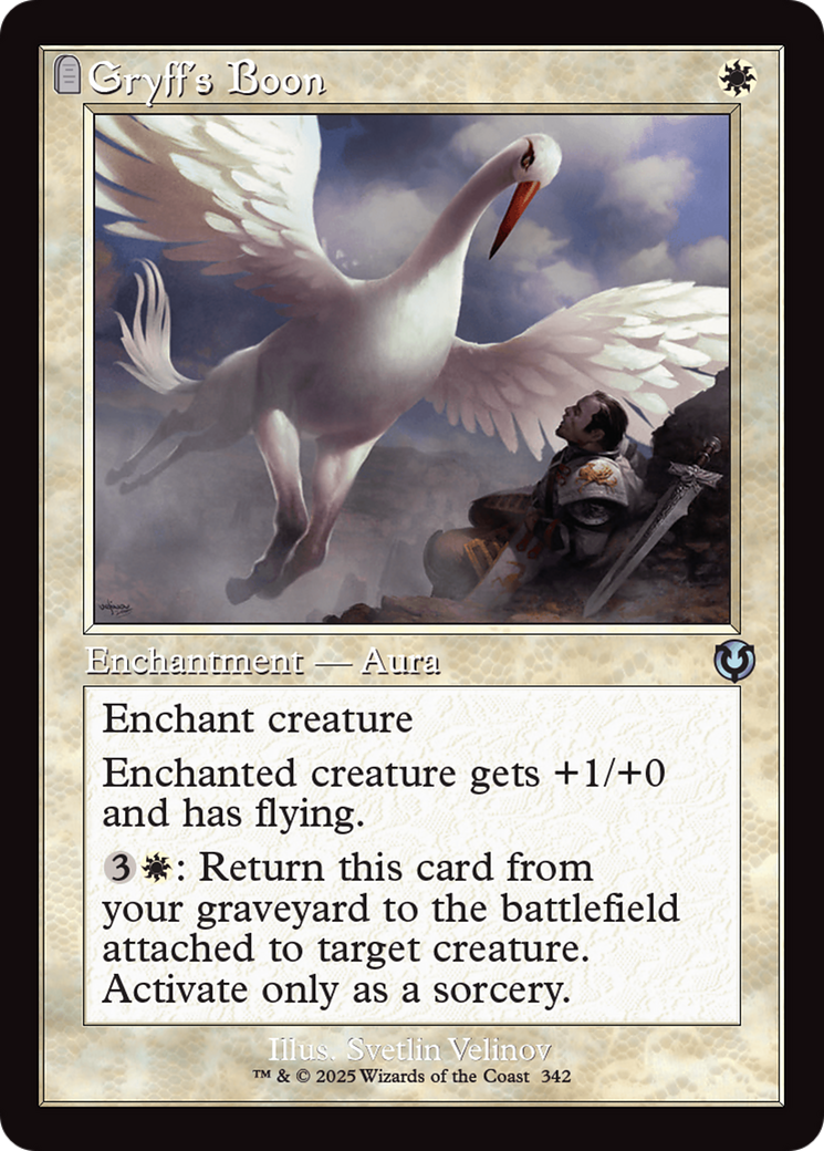 Gryff's Boon (Retro Frame) [Innistrad Remastered] | Webway Games