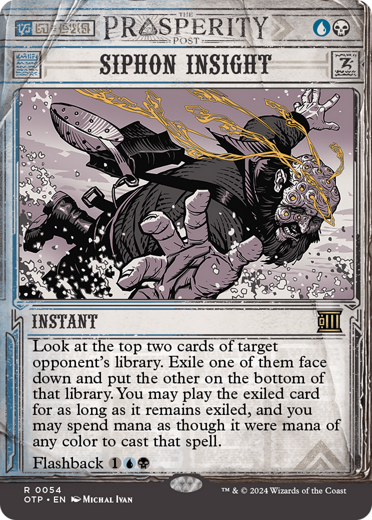 Siphon Insight [Outlaws of Thunder Junction: Breaking News] | Webway Games