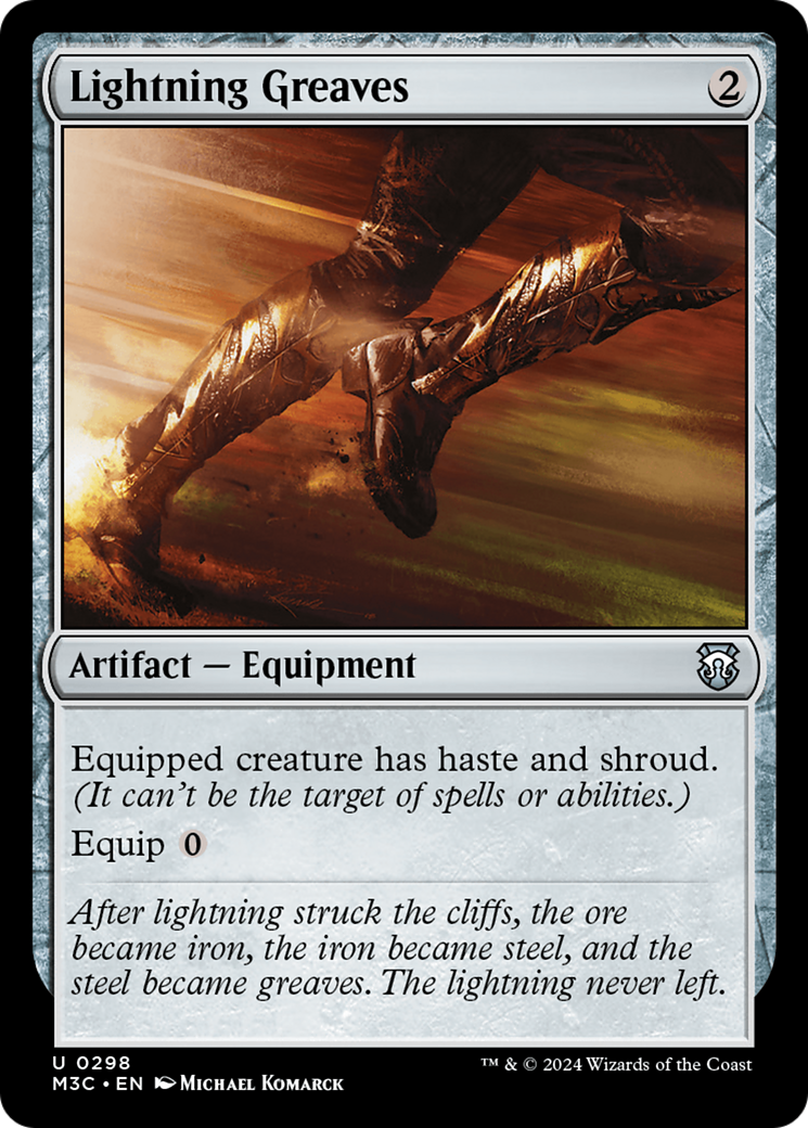 Lightning Greaves [Modern Horizons 3 Commander] | Webway Games