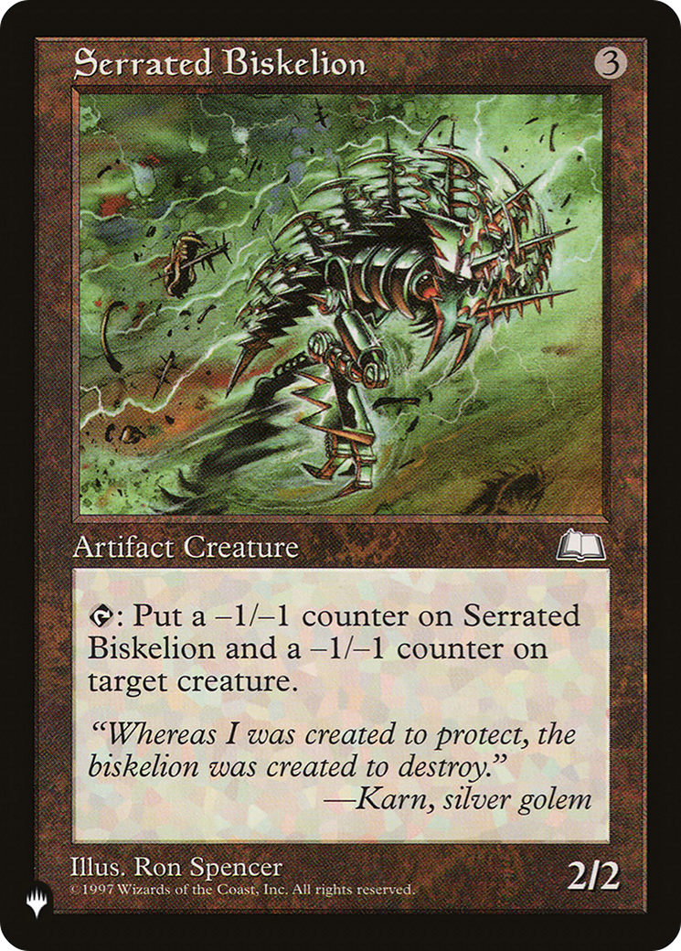 Serrated Biskelion [The List] | Webway Games
