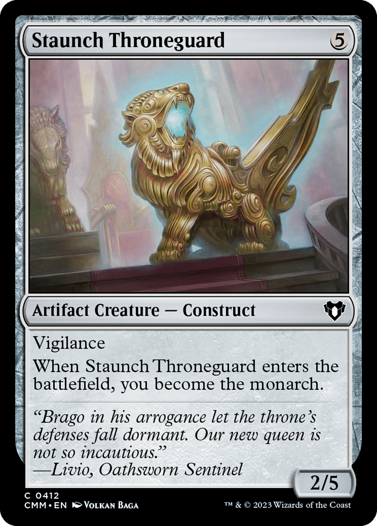 Staunch Throneguard [Commander Masters] | Webway Games