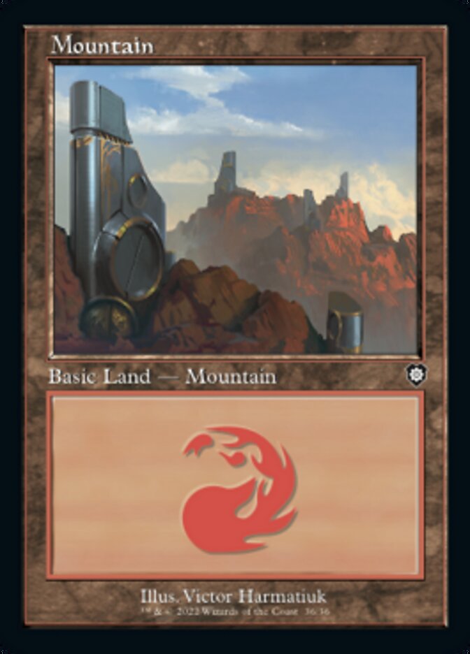 Mountain (036) (Retro) [The Brothers' War Commander] | Webway Games