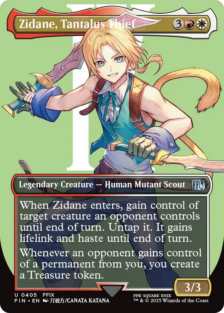 Zidane, Tantalus Thief (Borderless) [FINAL FANTASY] | Webway Games