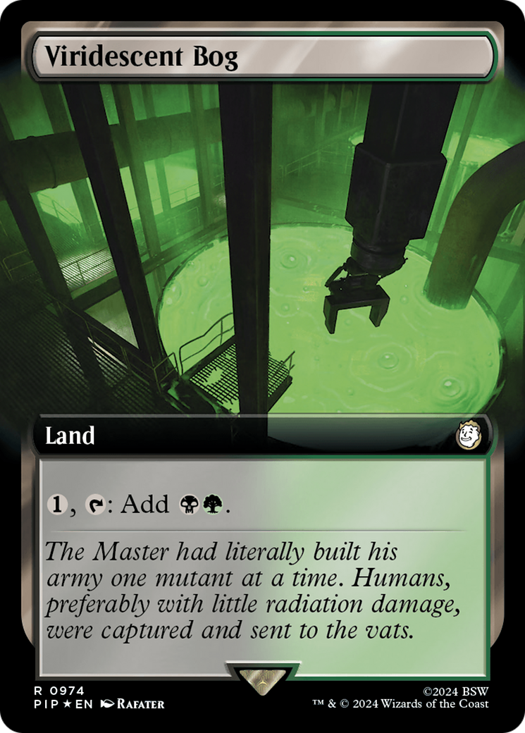 Viridescent Bog (Extended Art) (Surge Foil) [Fallout] | Webway Games