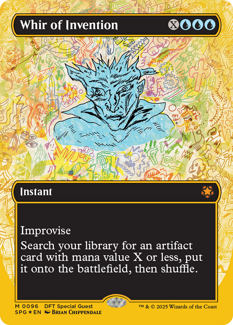 Whir of Invention (Borderless) (First-Place Foil) [Aetherdrift Special Guests] | Webway Games