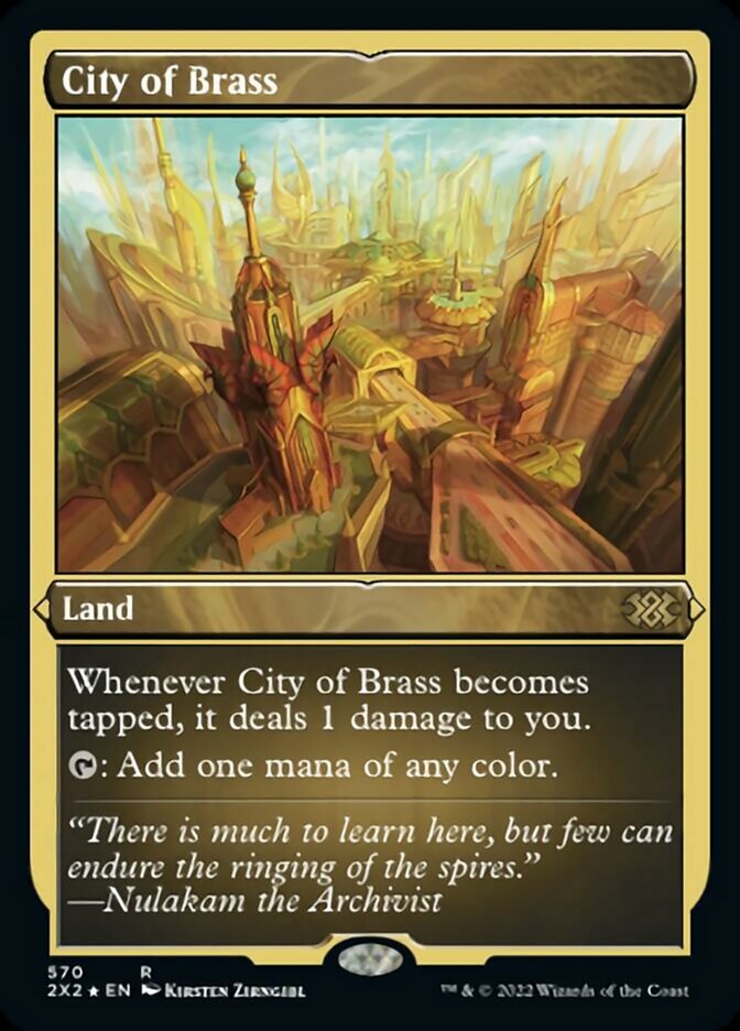 City of Brass (Foil Etched) [Double Masters 2022] | Webway Games