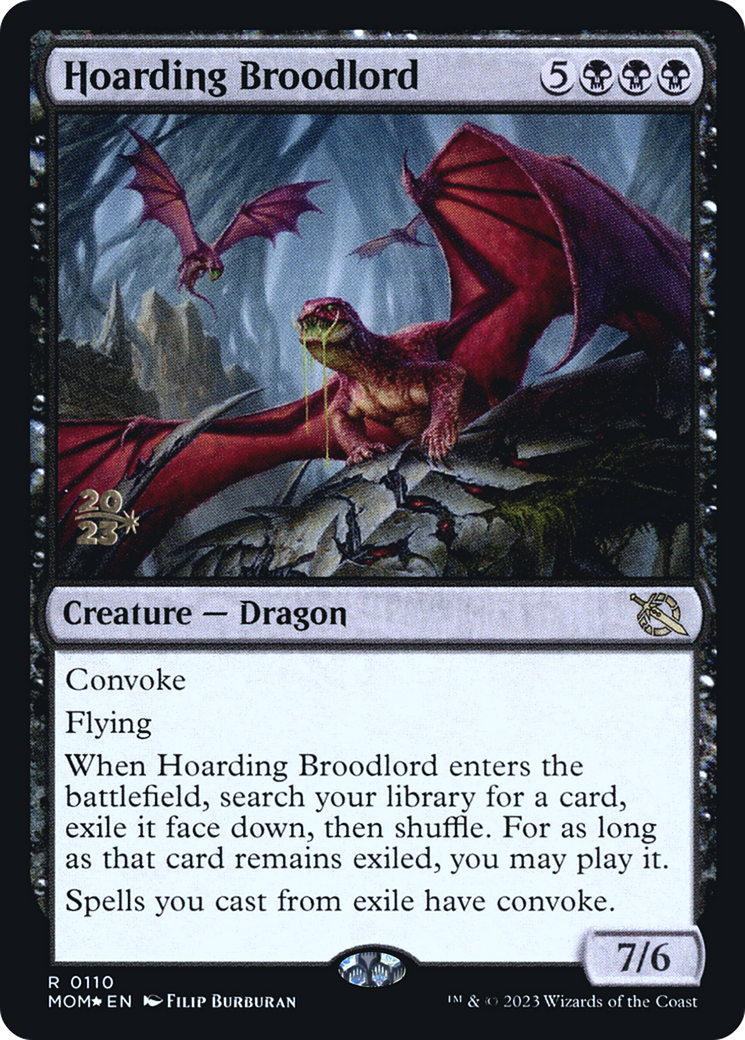 Hoarding Broodlord [March of the Machine Prerelease Promos] | Webway Games