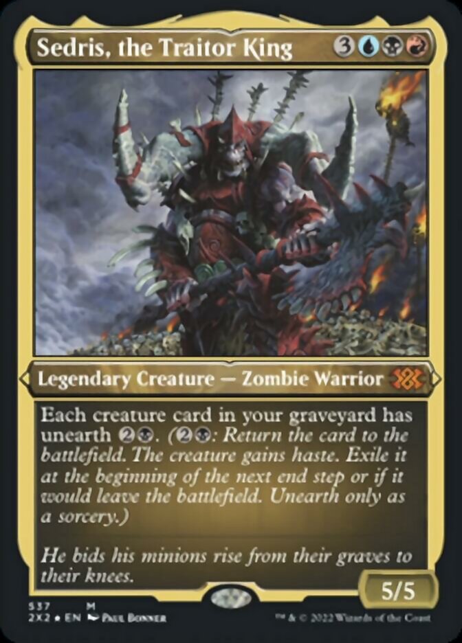 Sedris, the Traitor King (Foil Etched) [Double Masters 2022] | Webway Games