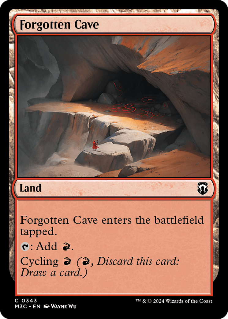 Forgotten Cave (Ripple Foil) [Modern Horizons 3 Commander] | Webway Games