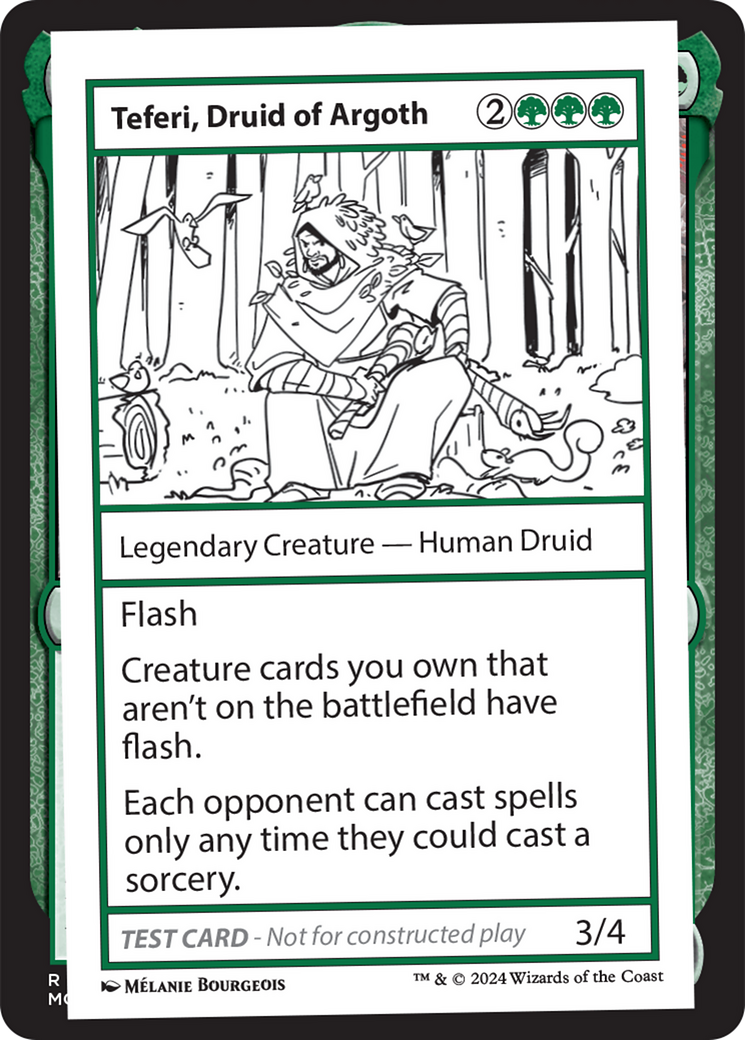 Teferi, Druid of Argoth [Mystery Booster 2 Playtest Cards] | Webway Games