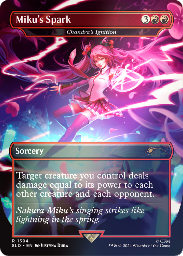 Miku's Spark - Chandra's Ignition (Rainbow Foil) [Secret Lair Drop Series] | Webway Games