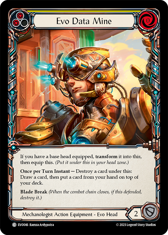Evo Data Mine [EVO046] (Bright Lights)  Cold Foil | Webway Games