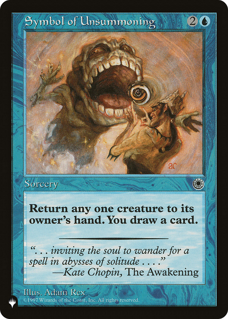 Symbol of Unsummoning [The List] | Webway Games