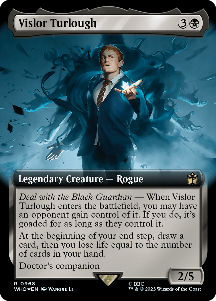 Vislor Turlough (Extended Art) (Surge Foil) [Doctor Who] | Webway Games