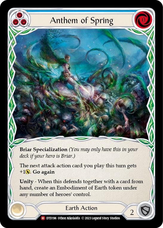 Anthem of Spring [DTD196] (Dusk Till Dawn)  Rainbow Foil | Webway Games
