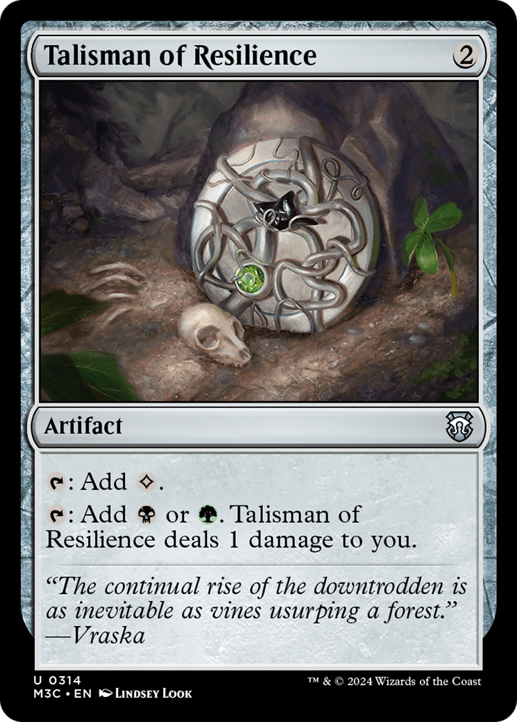 Talisman of Resilience (Ripple Foil) [Modern Horizons 3 Commander] | Webway Games