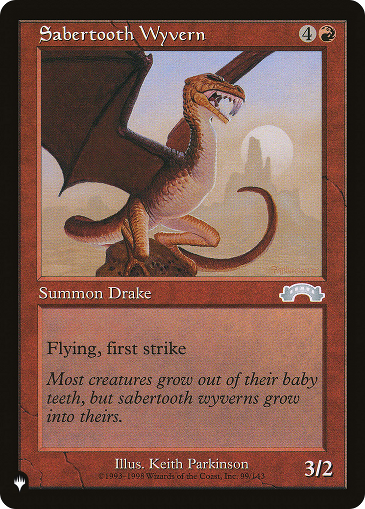Sabertooth Wyvern [The List] | Webway Games