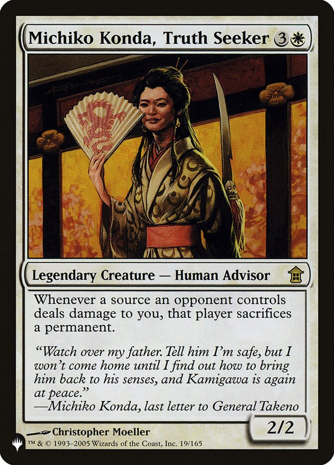 Michiko Konda, Truth Seeker [The List] | Webway Games