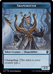 Pest // Shapeshifter Double-Sided Token [Bloomburrow Commander Tokens] | Webway Games
