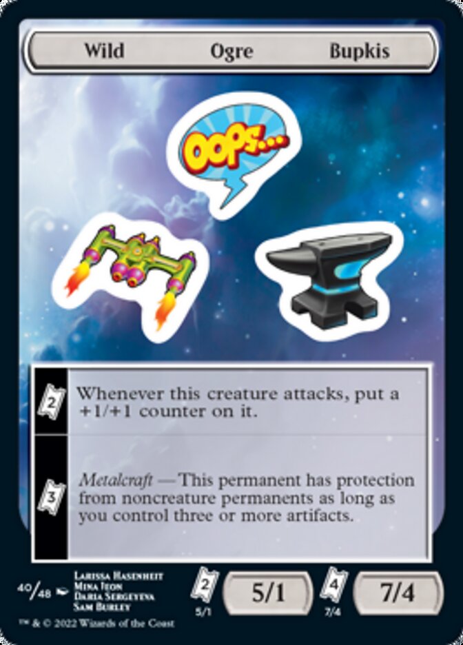 Wild Ogre Bupkis [Unfinity Stickers] | Webway Games
