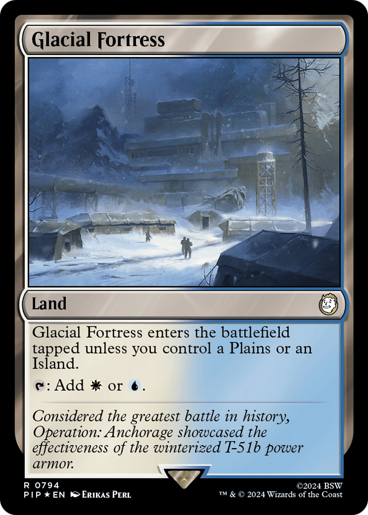 Glacial Fortress (Surge Foil) [Fallout] | Webway Games
