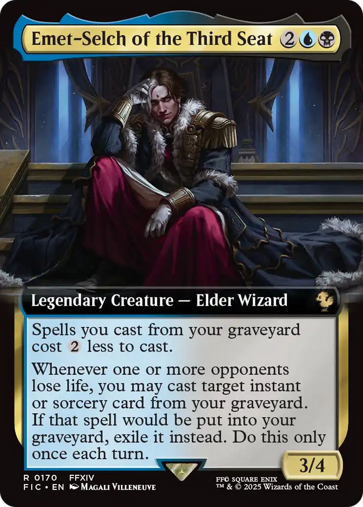 Emet-Selch of the Third Seat (Extended Art) [FINAL FANTASY Commander] | Webway Games