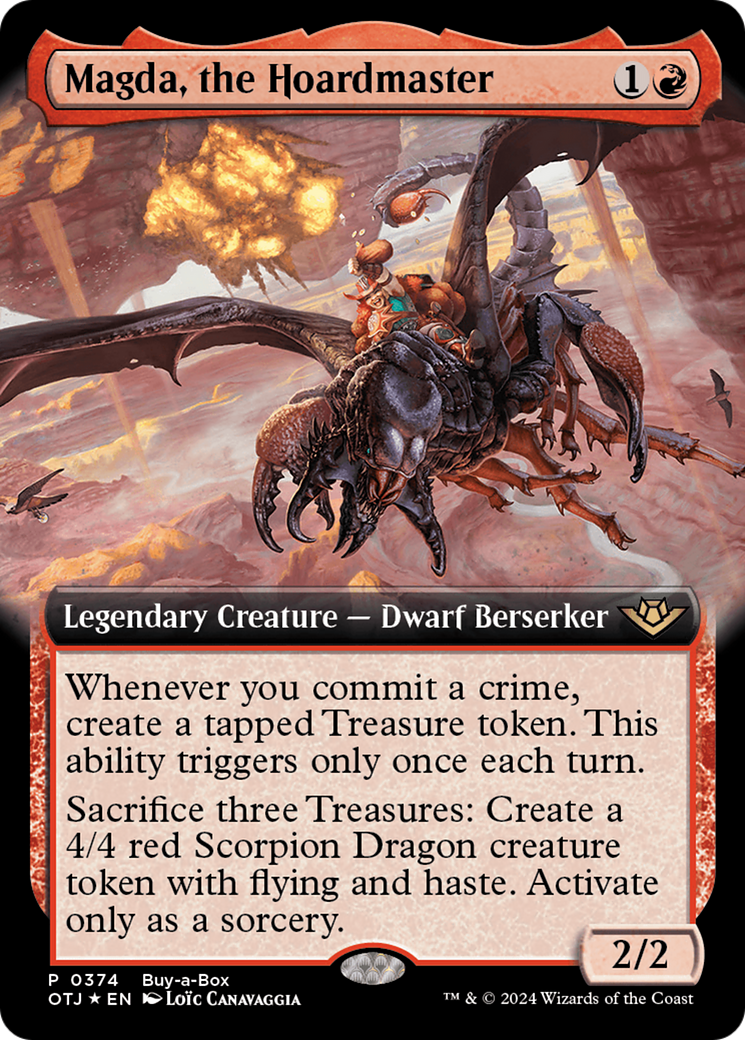 Magda, the Hoardmaster (Buy-A-Box) [Outlaws of Thunder Junction Promos] | Webway Games