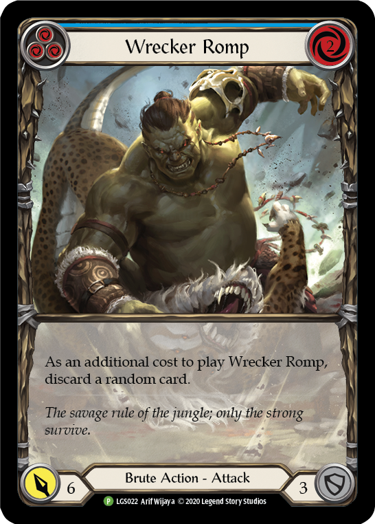 Wrecker Romp (Blue) [LGS022] (Promo)  Rainbow Foil | Webway Games