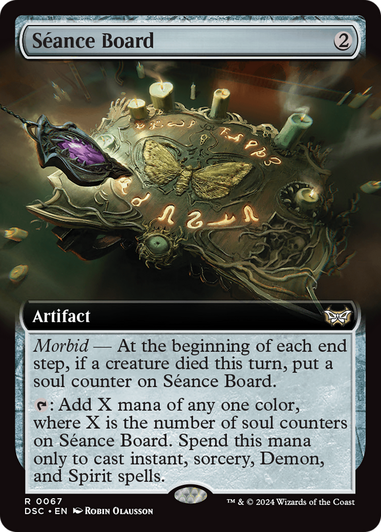 Seance Board (Extended Art) [Duskmourn: House of Horror Commander] | Webway Games