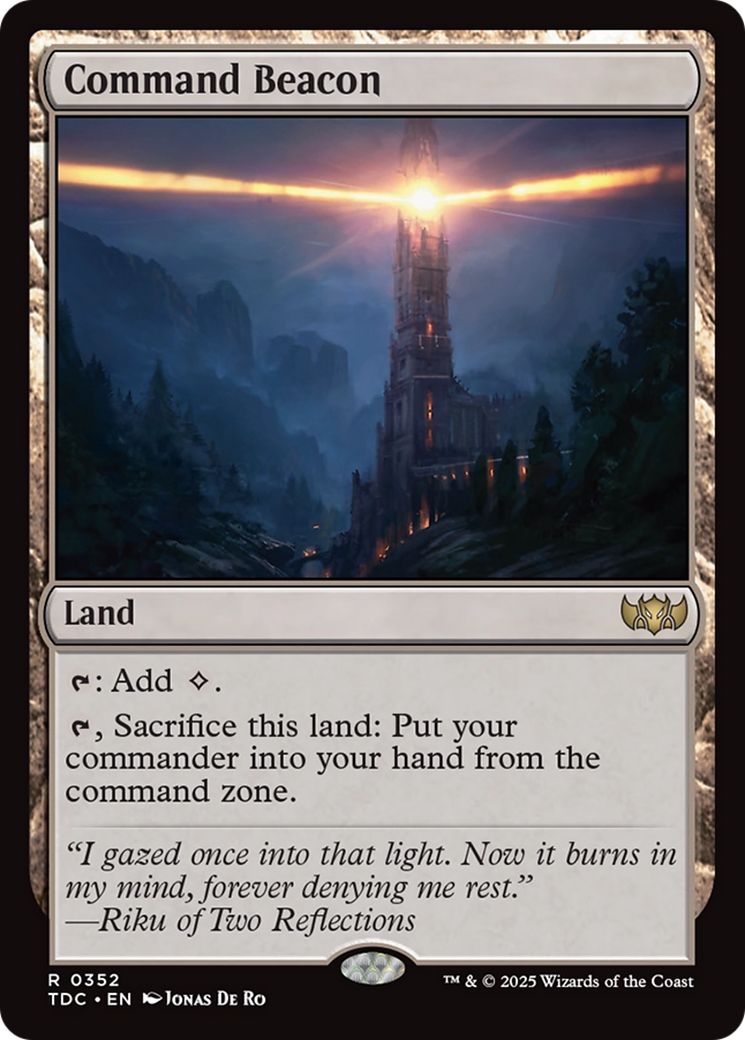 Command Beacon [Tarkir: Dragonstorm Commander] | Webway Games