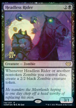Headless Rider [Innistrad: Crimson Vow Prerelease Promos] | Webway Games