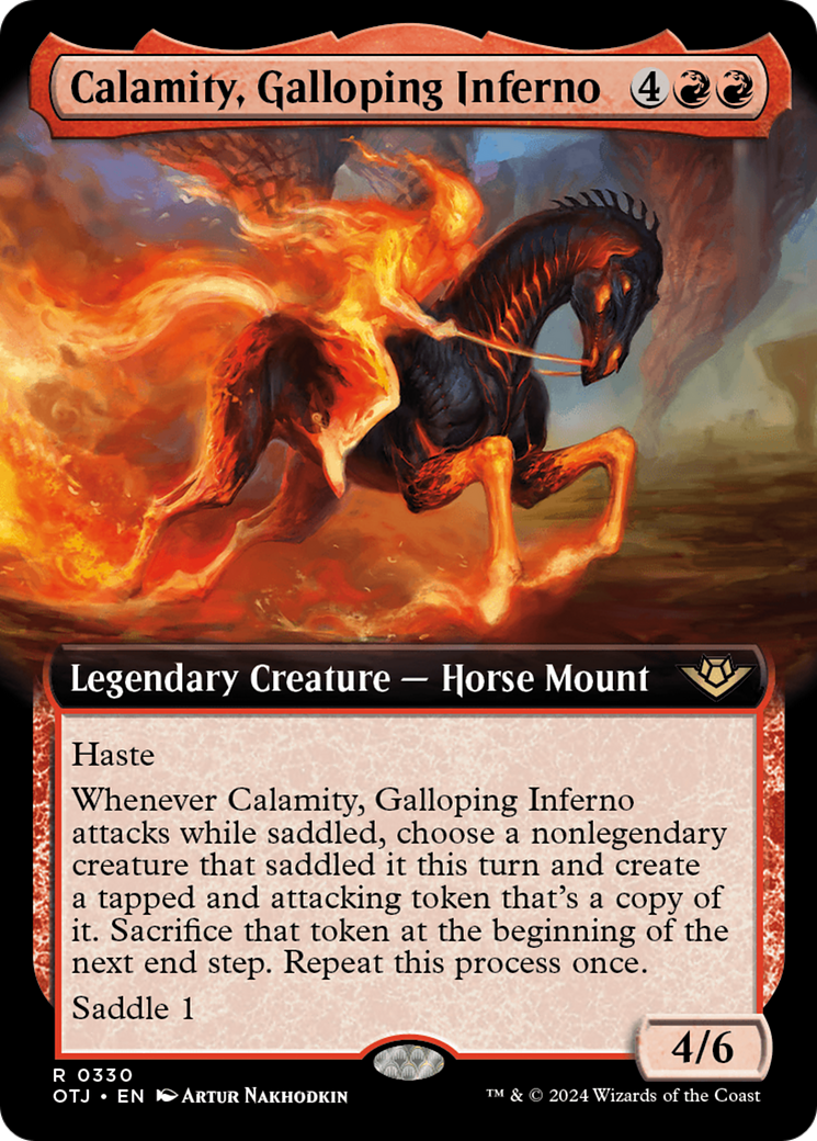 Calamity, Galloping Inferno (Extended Art) [Outlaws of Thunder Junction] | Webway Games