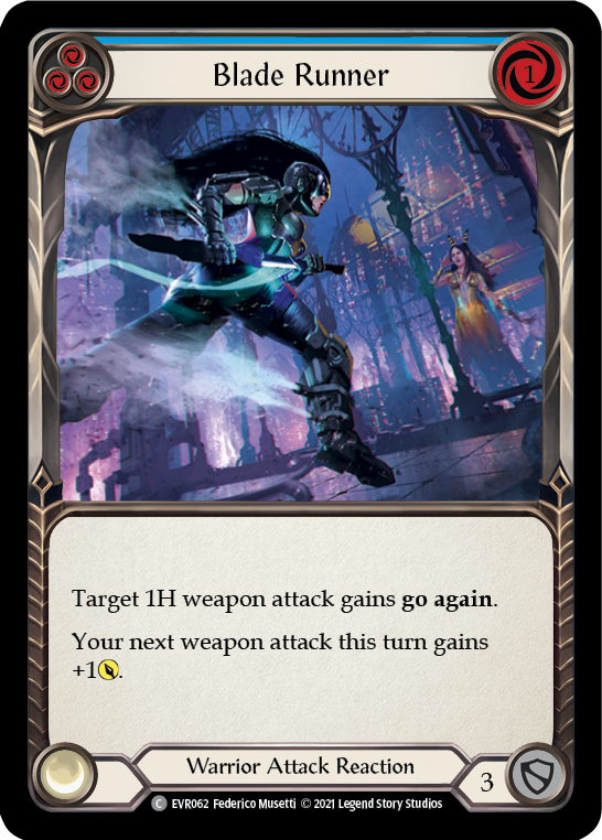 Blade Runner (Blue) [EVR062] (Everfest)  1st Edition Rainbow Foil | Webway Games