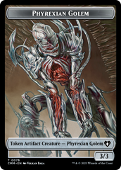 Phyrexian Golem // Ox Double-Sided Token [Commander Masters Tokens] | Webway Games