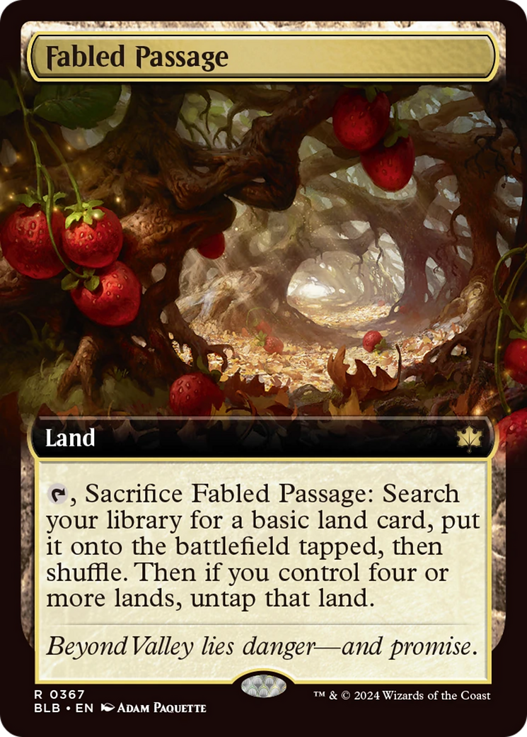 Fabled Passage (Extended Art) [Bloomburrow] | Webway Games