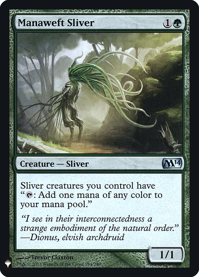 Manaweft Sliver [Mystery Booster] | Webway Games