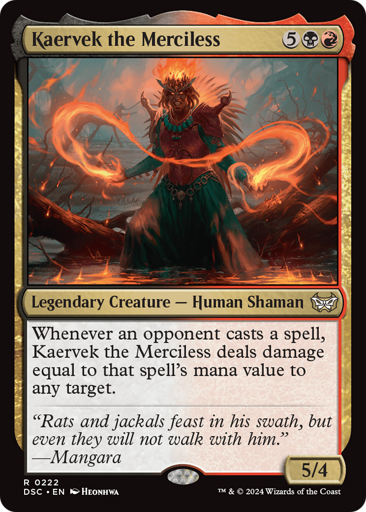 Kaervek the Merciless [Duskmourn: House of Horror Commander] | Webway Games